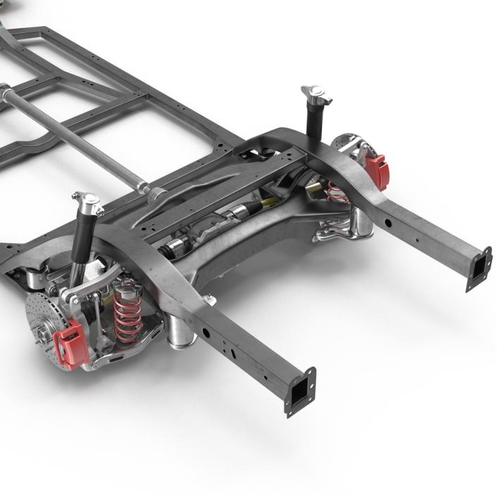 3D Sedan Chassis Drivetrain 2