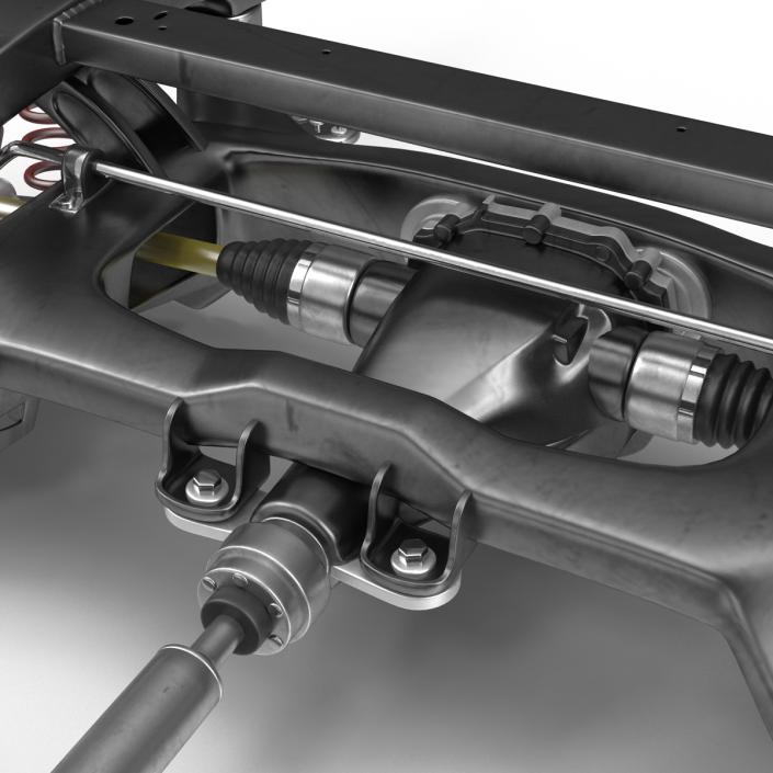 3D Sedan Chassis Drivetrain 2