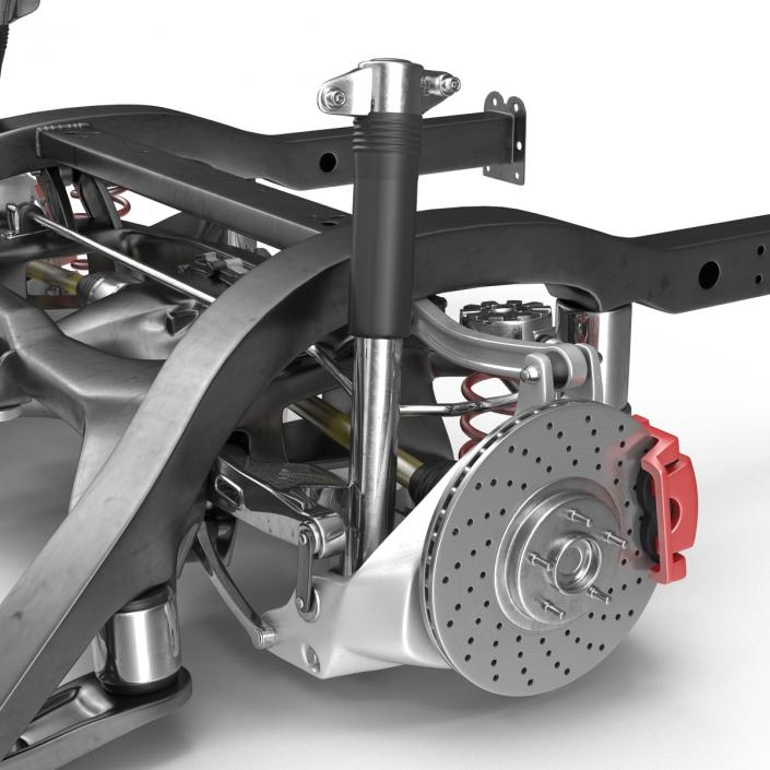 3D Sedan Chassis Drivetrain 2