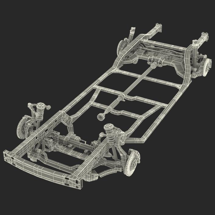 3D Sedan Chassis Drivetrain 2