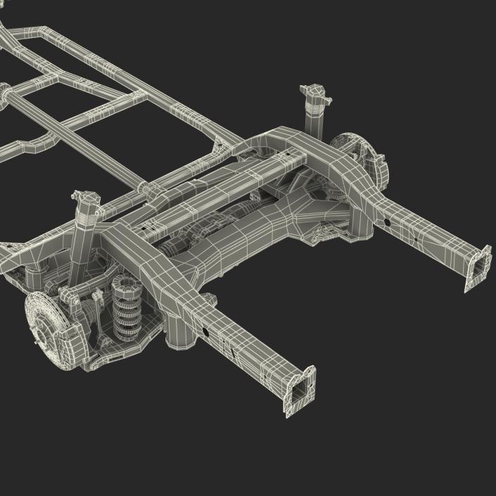 3D Sedan Chassis Drivetrain 2