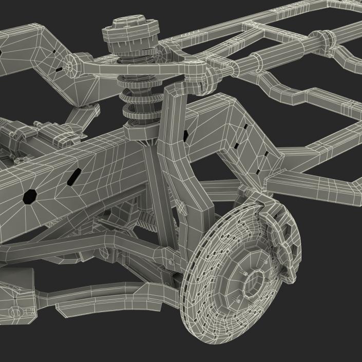 3D Sedan Chassis Drivetrain 2