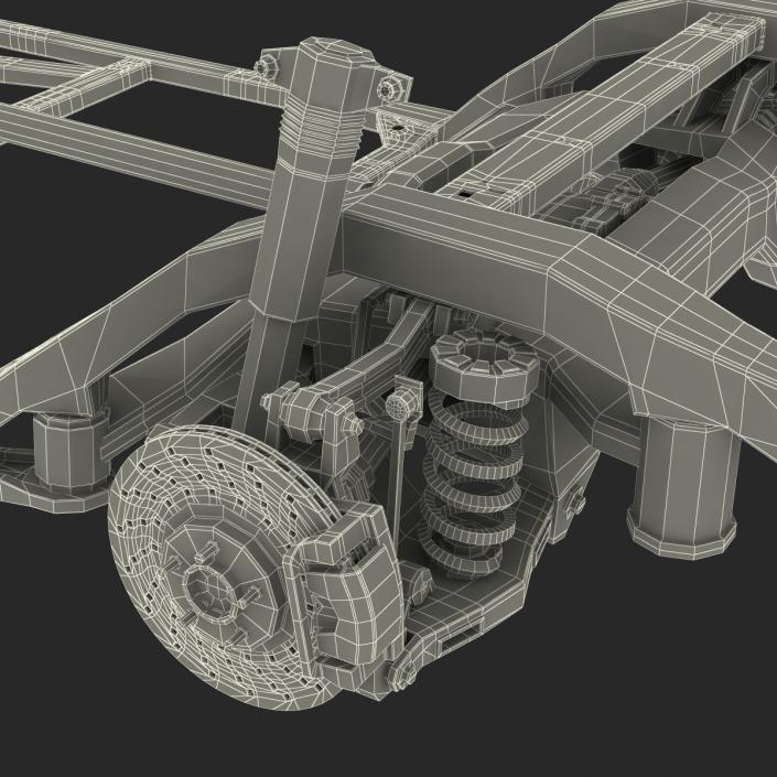 3D Sedan Chassis Drivetrain 2