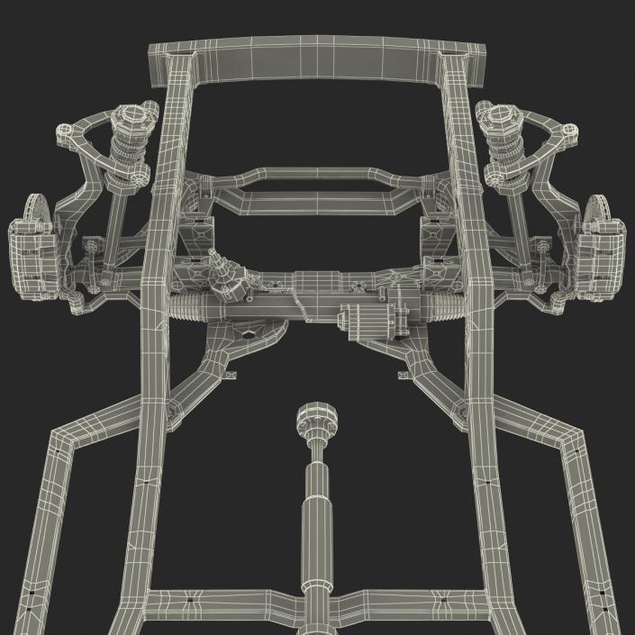 3D Sedan Chassis Drivetrain 2