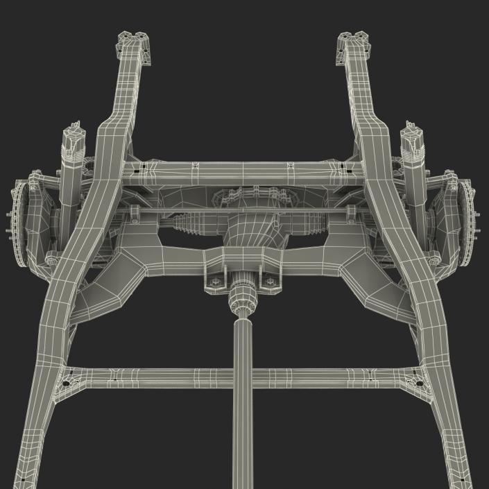 3D Sedan Chassis Drivetrain 2