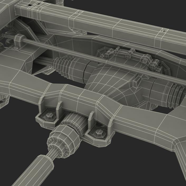 3D Sedan Chassis Drivetrain 2