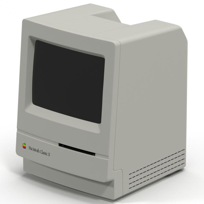 3D Apple Macintosh Classic II