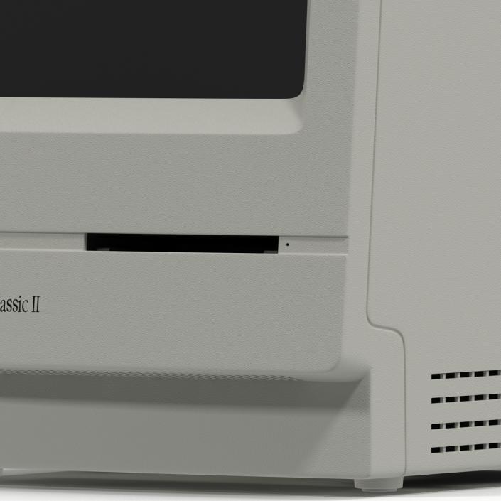 3D Apple Macintosh Classic II