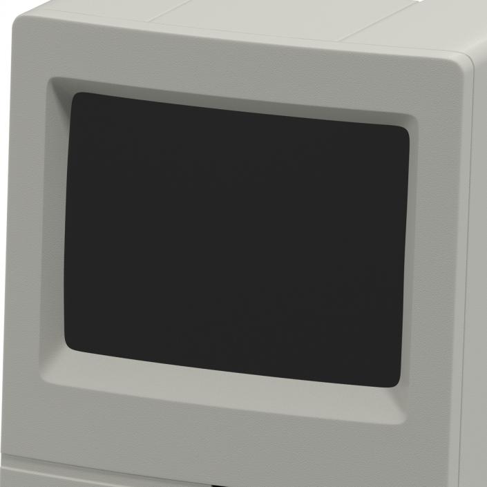 3D Apple Macintosh Classic II