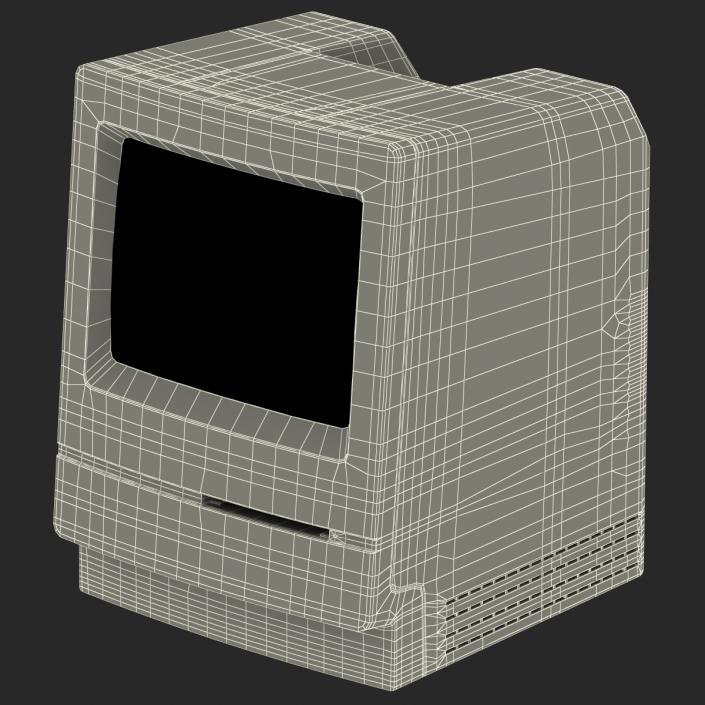 3D Apple Macintosh Classic II