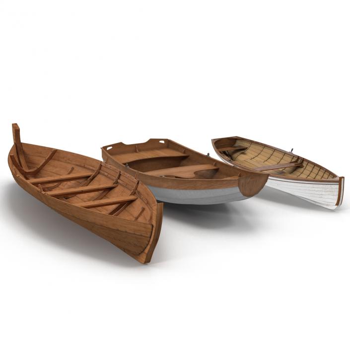 Rowboats 3D Models Collection 3D model