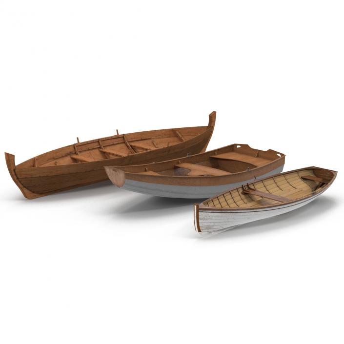 Rowboats 3D Models Collection 3D model