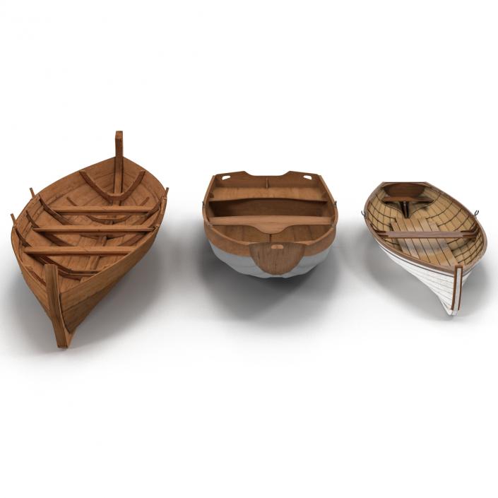 Rowboats 3D Models Collection 3D model