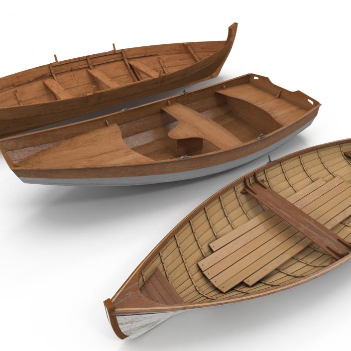 Rowboats 3D Models Collection 3D model