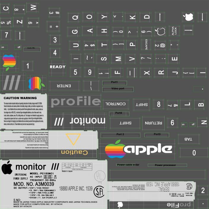 Personal Computer Apple III 3D