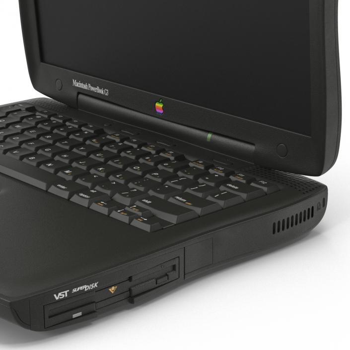 3D Apple PowerBook G3 model