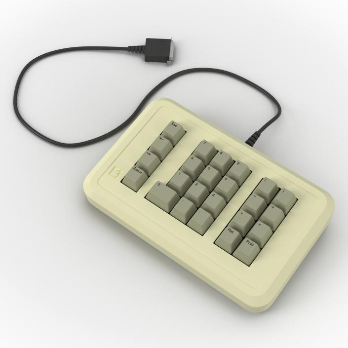 3D Apple IIe Numeric Keypad 3