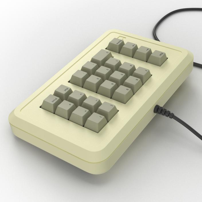 3D Apple IIe Numeric Keypad 3