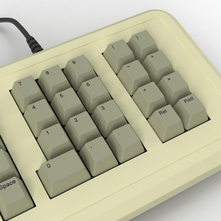 3D Apple IIe Numeric Keypad 3