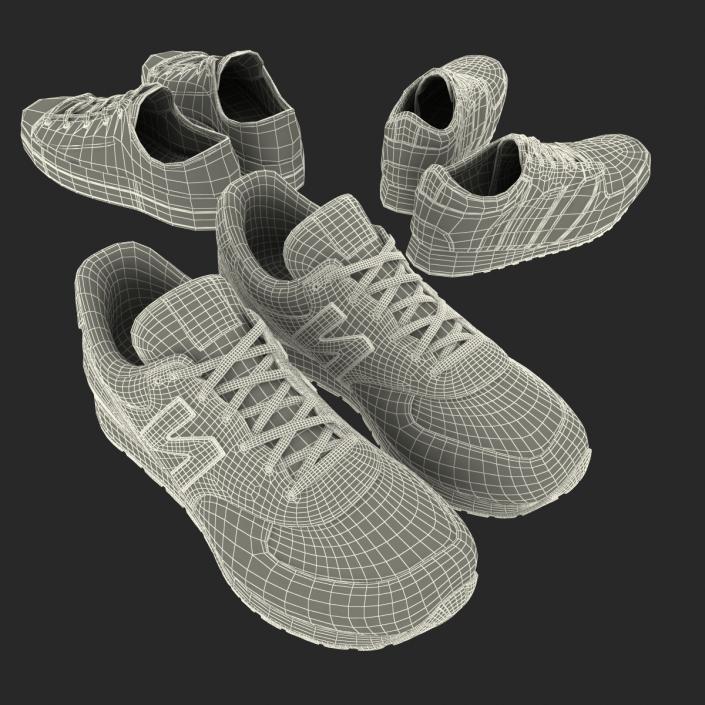 Sneakers Collection 3D model