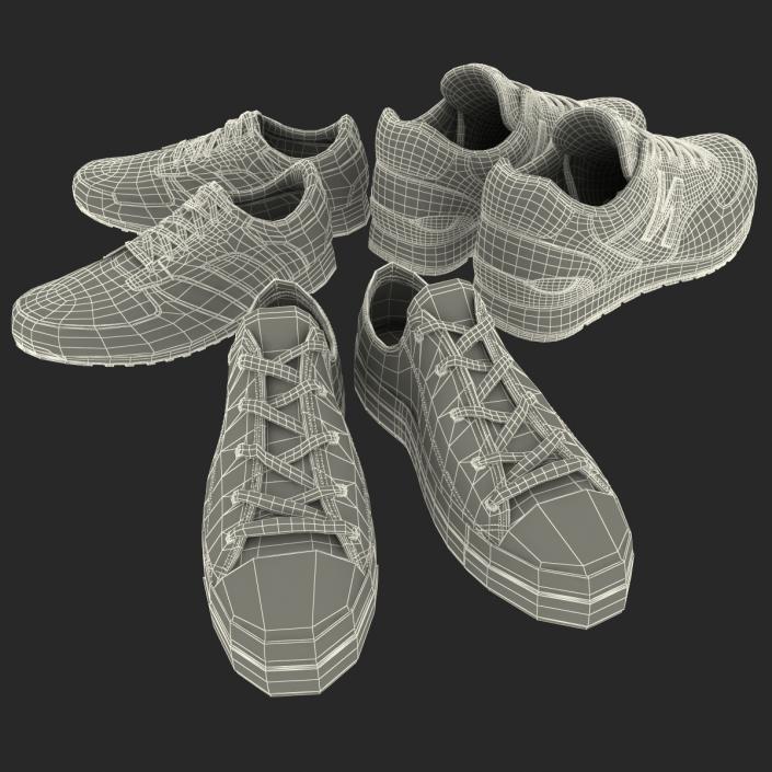 Sneakers Collection 3D model