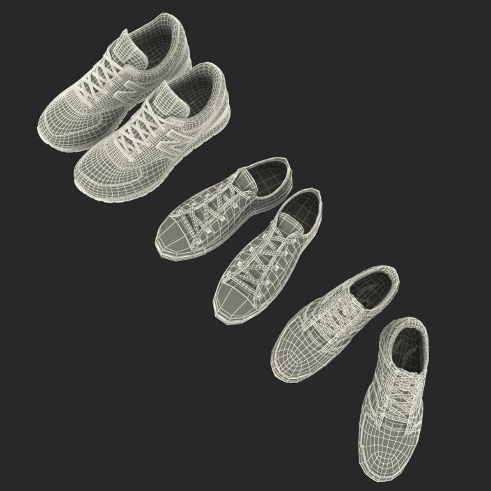 Sneakers Collection 3D model