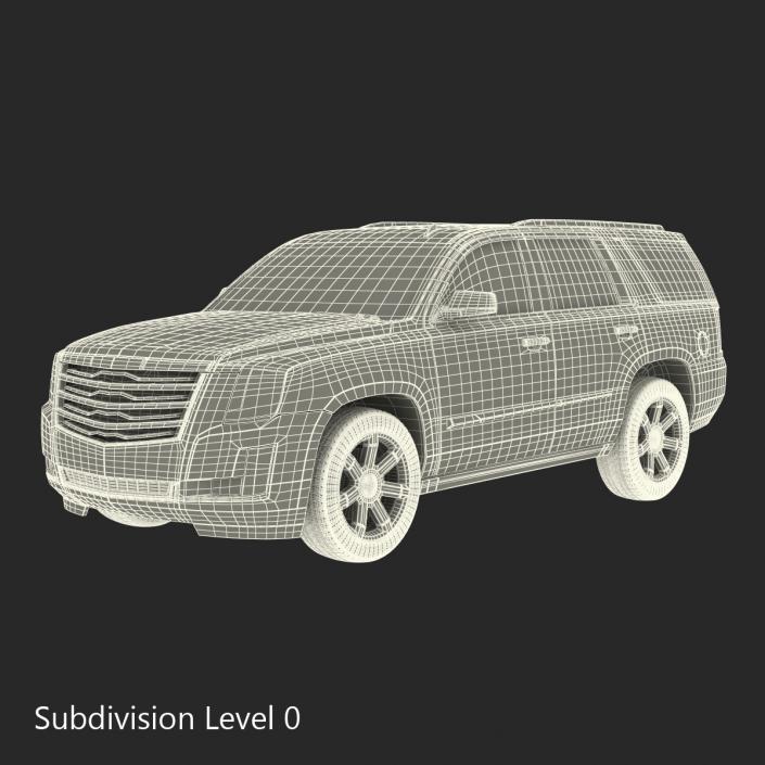 Generic SUV 2 Simple Interior 3D model