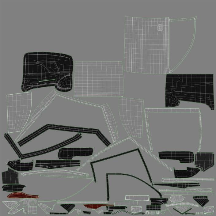 3D model Generic SUV 2 Rigged