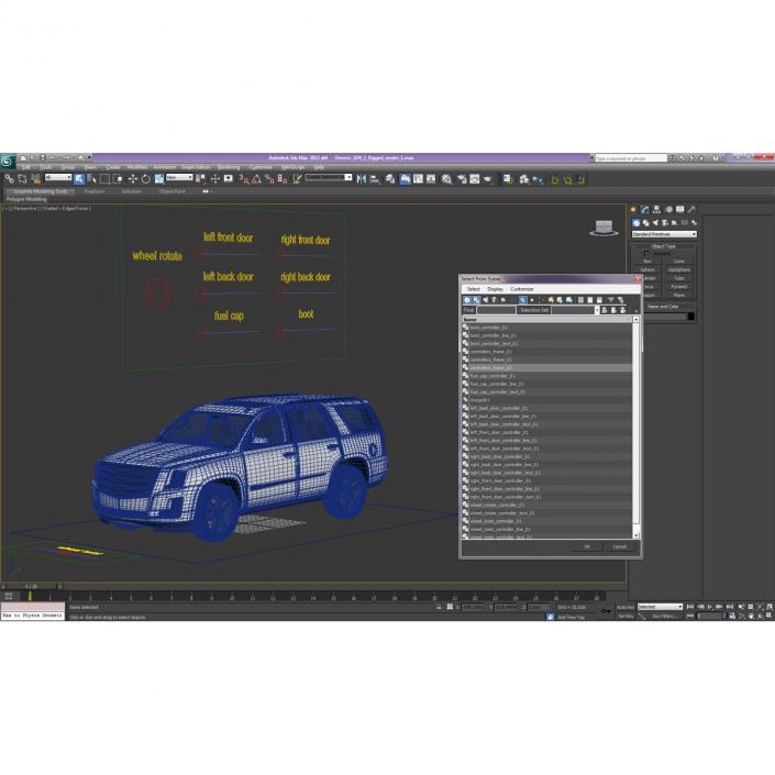 3D model Generic SUV 2 Rigged