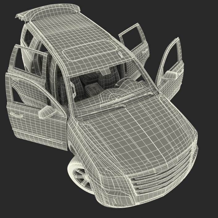 3D model Generic SUV 2 Rigged