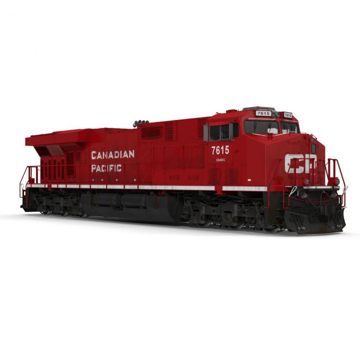 Locomotive ES40DC Canadian Pacific 3D model