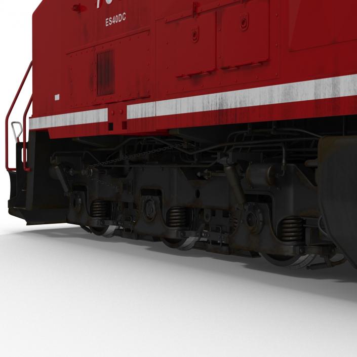 Locomotive ES40DC Canadian Pacific 3D model