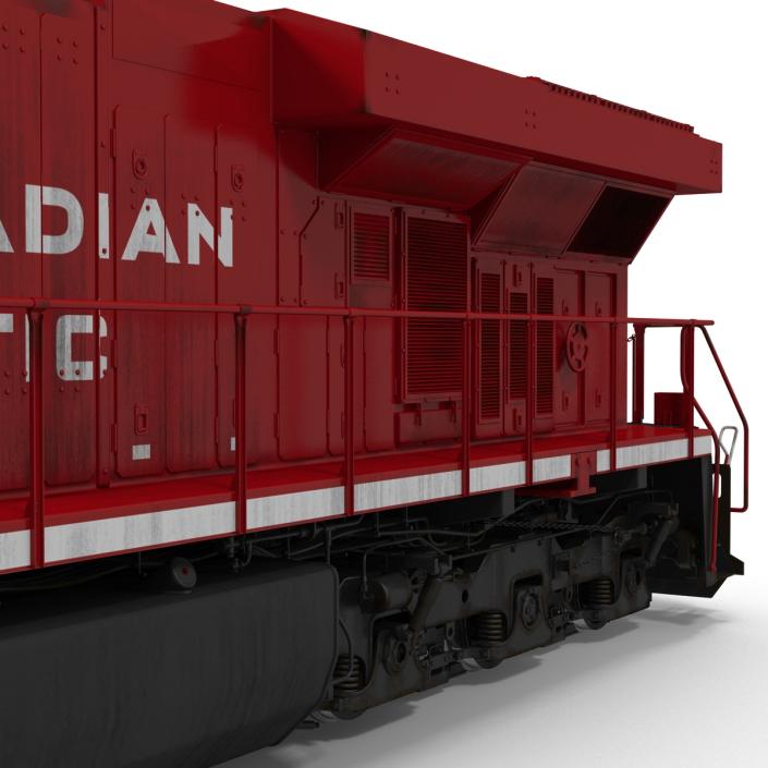 Locomotive ES40DC Canadian Pacific 3D model