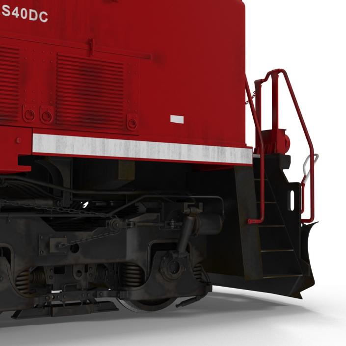 Locomotive ES40DC Canadian Pacific 3D model