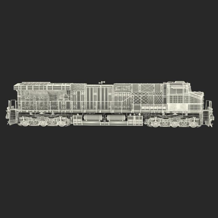 Locomotive ES40DC Canadian Pacific 3D model