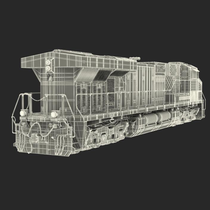 Locomotive ES40DC Canadian Pacific 3D model