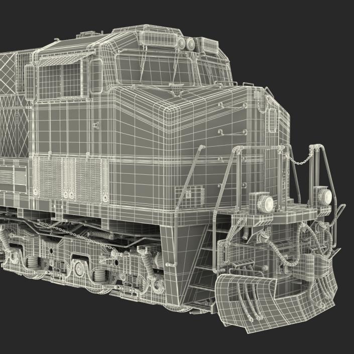 Locomotive ES40DC Canadian Pacific 3D model