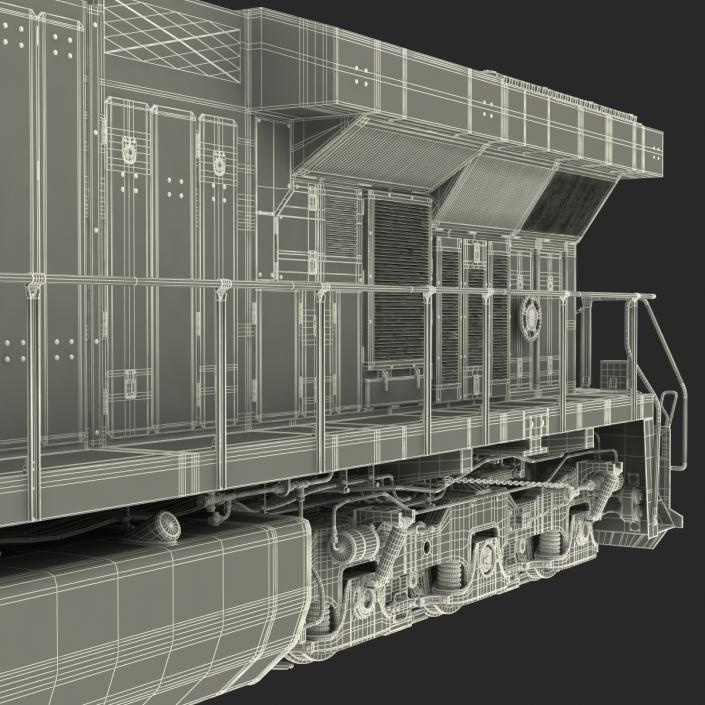 Locomotive ES40DC Canadian Pacific 3D model