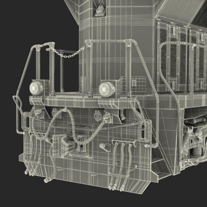 Locomotive ES40DC Canadian Pacific 3D model