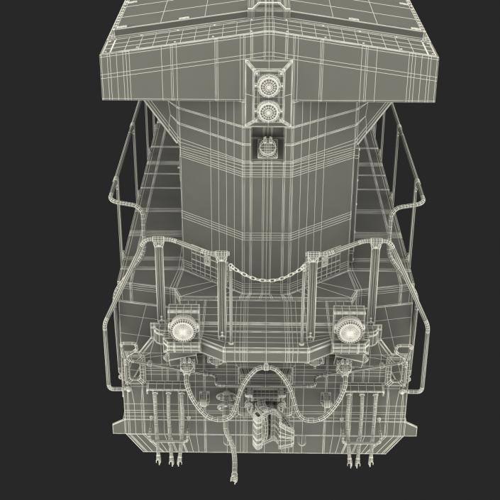 Locomotive ES40DC Canadian Pacific 3D model