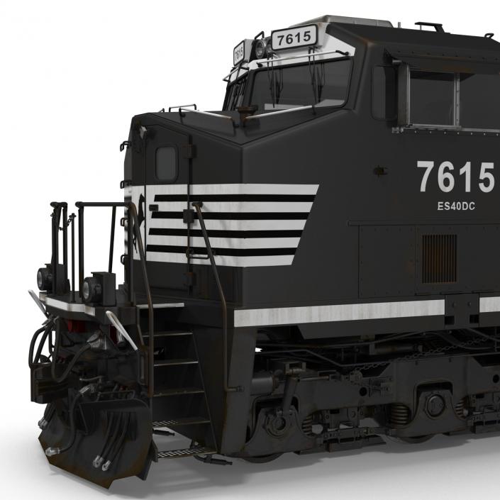 Locomotive ES40DC Norfolk Southern 3D model