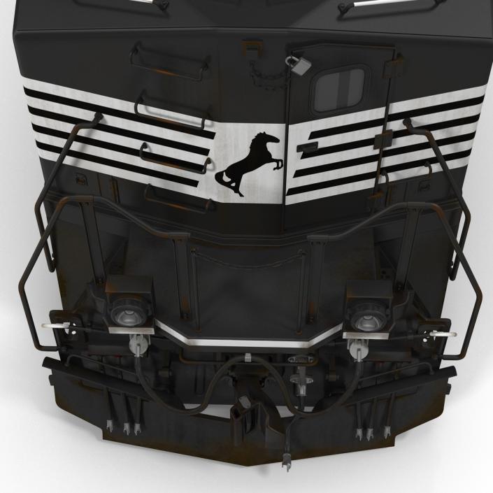 Locomotive ES40DC Norfolk Southern 3D model