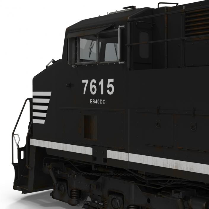 Locomotive ES40DC Norfolk Southern 3D model