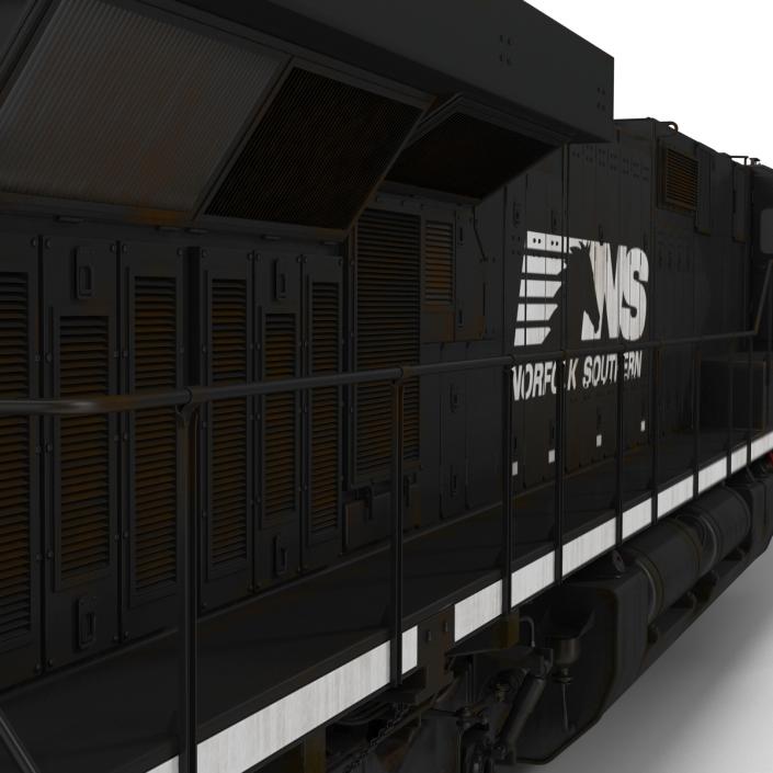 Locomotive ES40DC Norfolk Southern 3D model