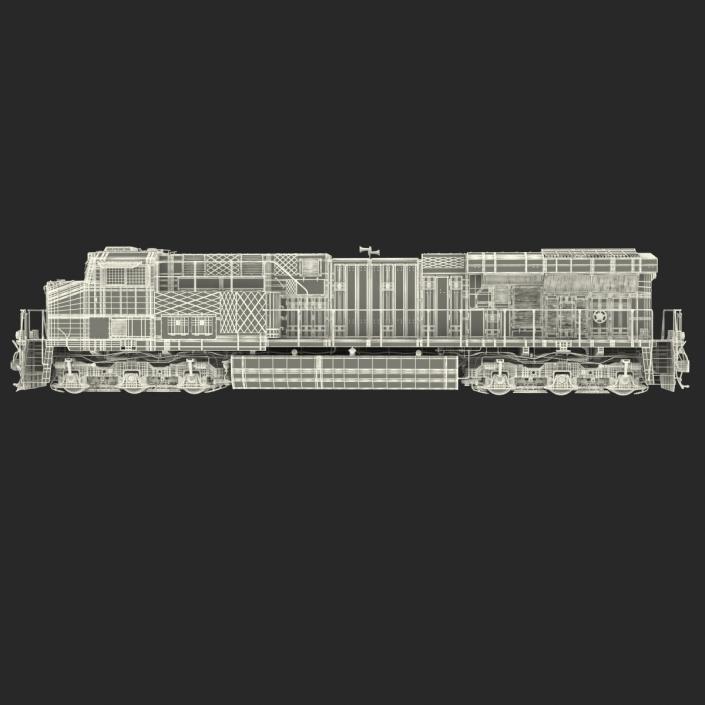 Locomotive ES40DC Norfolk Southern 3D model