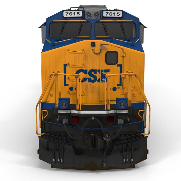 3D Locomotive ES40DC CSX Blue