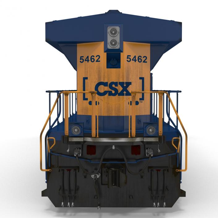 3D Locomotive ES40DC CSX Blue