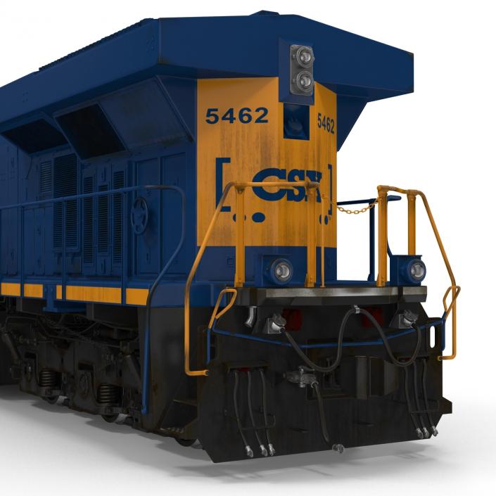 3D Locomotive ES40DC CSX Blue