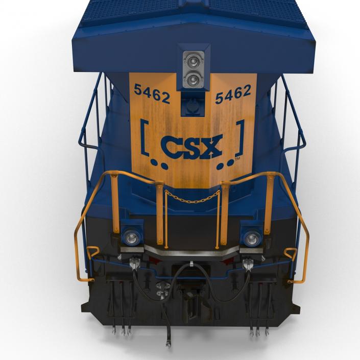 3D Locomotive ES40DC CSX Blue