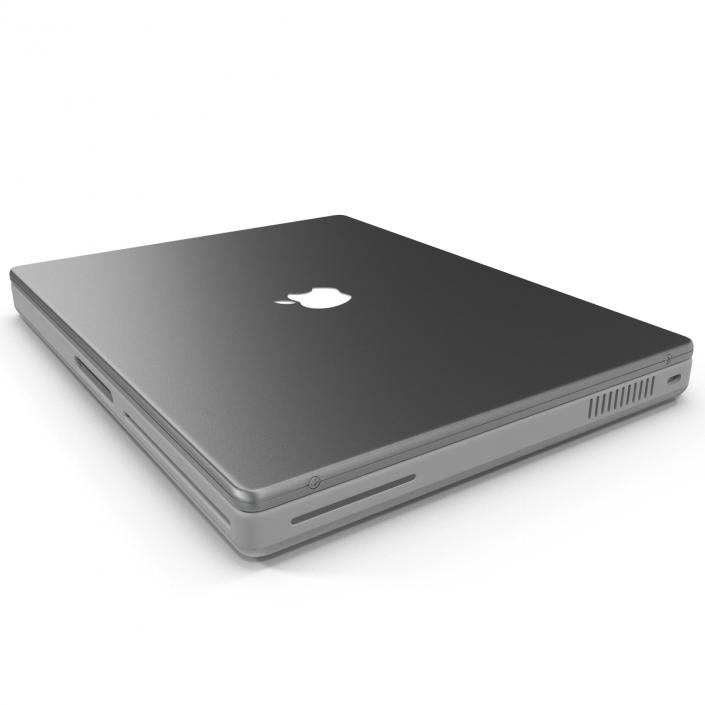 3D Apple PowerBook G4 model